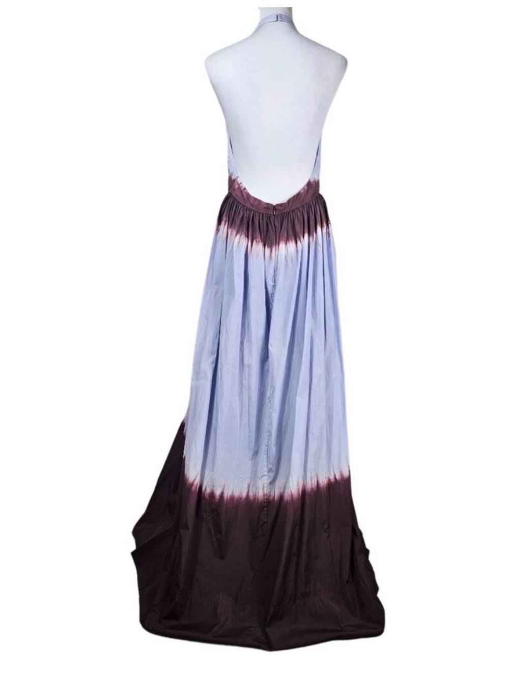 A.L.C Blair Gown Sleeveless Tie-Dye Halter Maxi Dress size 6. - Picture 9 of 9